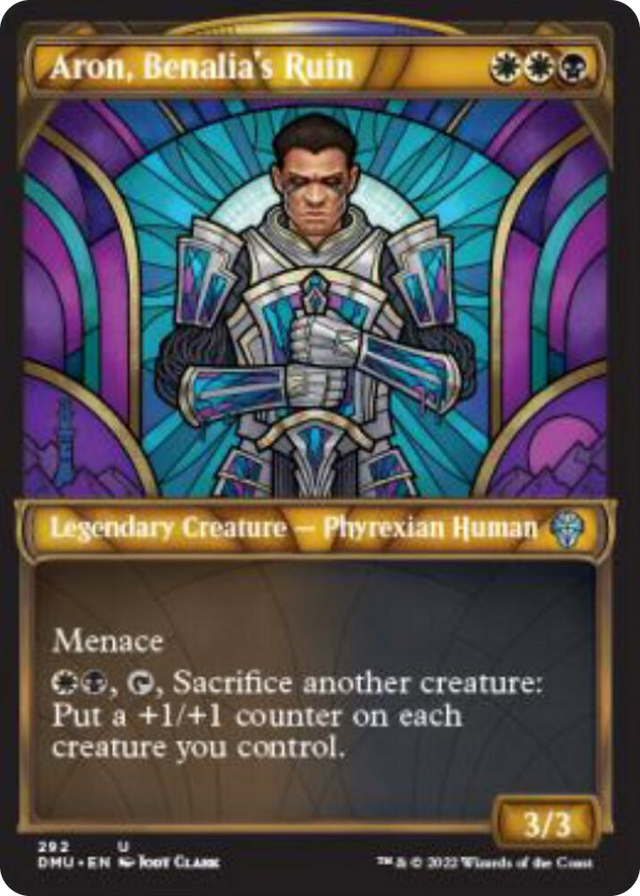 0292 Aron, Benalia's Ruin (Showcase) U Dominaria United