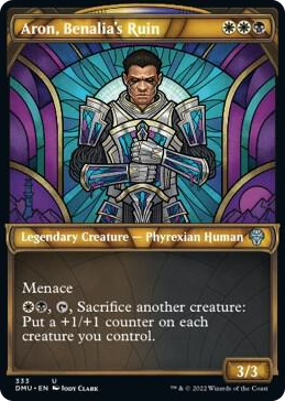 0333 Aron, Benalia's Ruin (Textured Foil) U Dominaria United