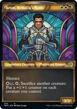 0333 Aron, Benalia's Ruin (Textured Foil) U Dominaria United