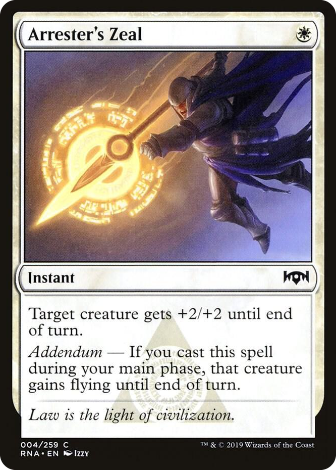 0004 Arrester's Zeal C Ravnica Allegiance