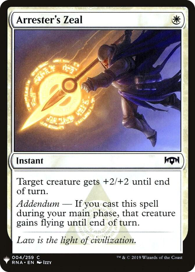 Arrester's Zeal #4 C - The List Reprints Pokemon card
