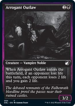 0084 Arrogant Outlaw C Innistrad: Double Feature