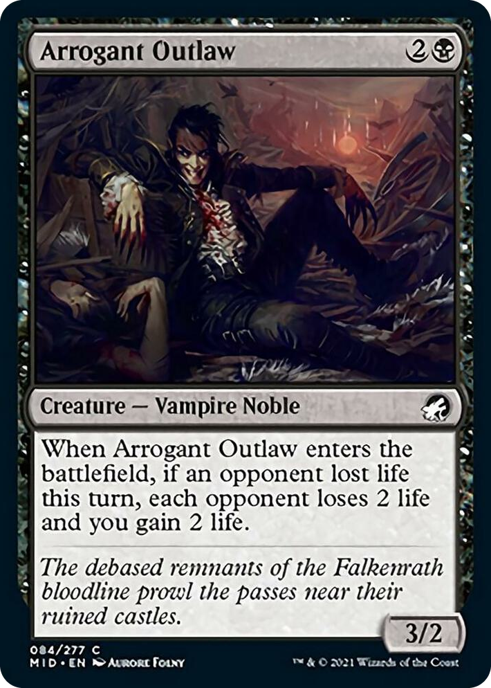 0084 Arrogant Outlaw C Innistrad: Midnight Hunt