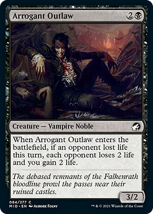 0084 Arrogant Outlaw C Innistrad: Midnight Hunt