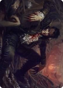 0033 Arrogant Outlaw Art Card S Art Series: Innistrad: Midnight Hunt