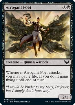 0063 Arrogant Poet C Strixhaven: School of Mages