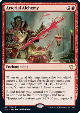 Arterial Alchemy #23 R - Commander: Innistrad: Crimson Vow Pokemon card