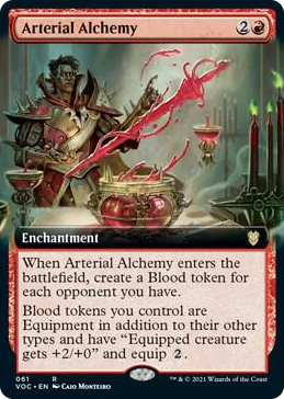 0061 Arterial Alchemy (Extended Art) R Commander: Innistrad: Crimson Vow