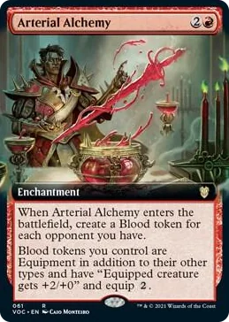 0061 Arterial Alchemy (Extended Art) R Commander: Innistrad: Crimson Vow