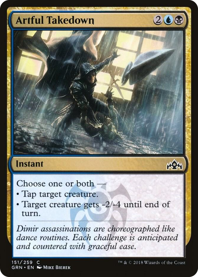 0151 Artful Takedown C Guilds of Ravnica