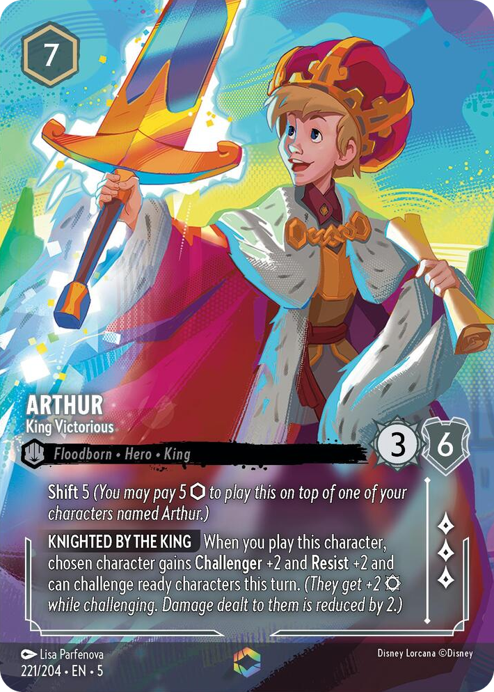 0221 Arthur - King Victorious (Enchanted) Enchanted Shimmering Skies