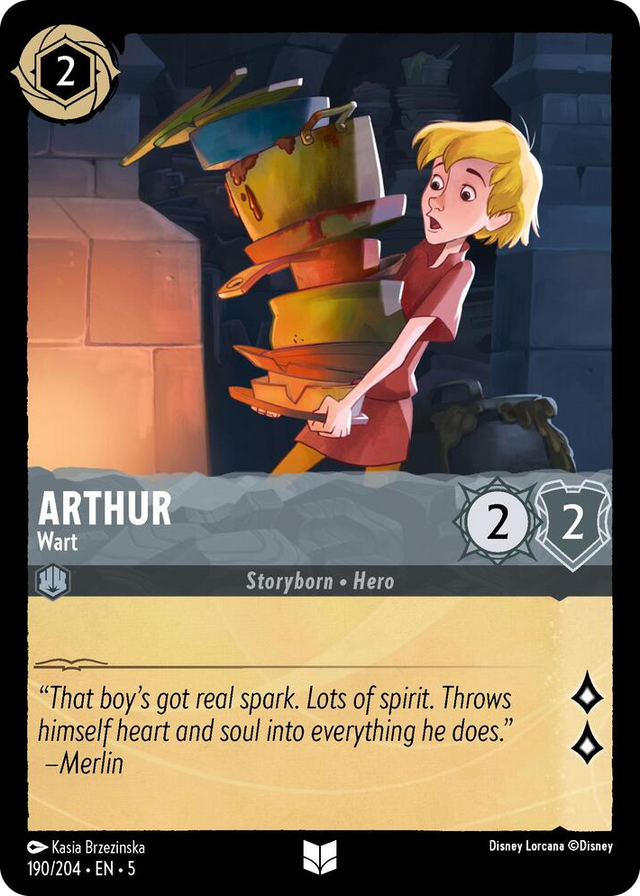 0190 Arthur - Wart Uncommon Shimmering Skies