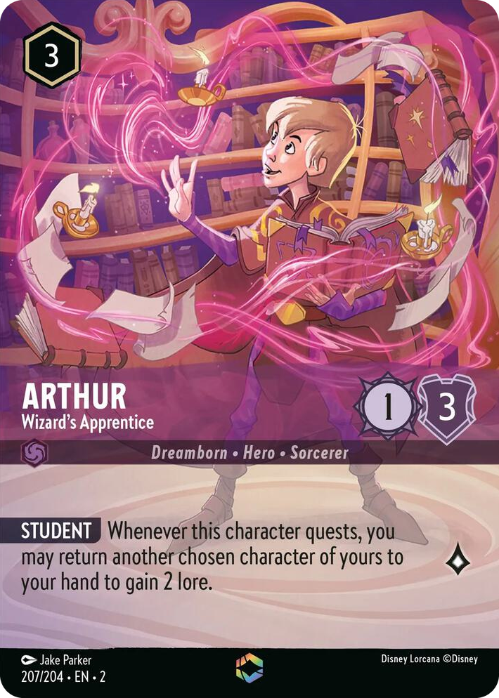 0207 Arthur - Wizard's Apprentice (Enchanted) Enchanted Rise of the Floodborn