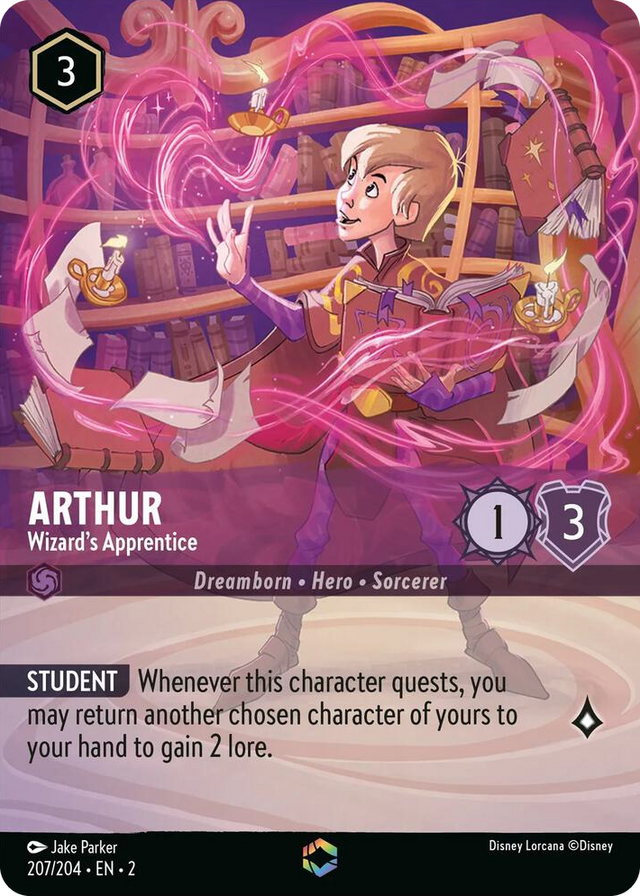 0207 Arthur - Wizard's Apprentice (Enchanted) Enchanted Rise of the Floodborn
