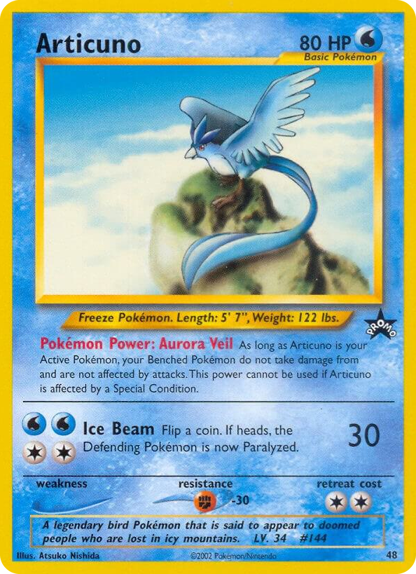 0048 Articuno (48) Promo WoTC Promo