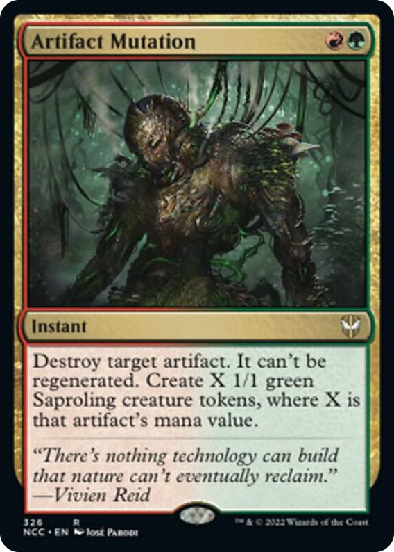 0326 Artifact Mutation R Commander: Streets of New Capenna
