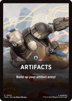 0003 Artifacts Theme Card T Commander: Marvel Super Heroes