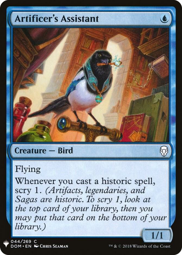 0044 Artificer's Assistant C The List Reprints