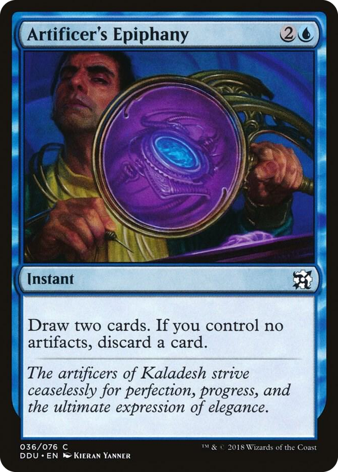 0036 Artificer's Epiphany C Duel Decks: Elves vs. Inventors