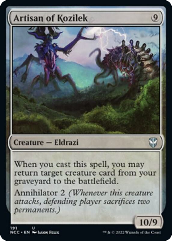 0191 Artisan of Kozilek U Commander: Streets of New Capenna