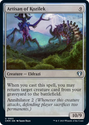0801 Artisan of Kozilek U Commander Masters