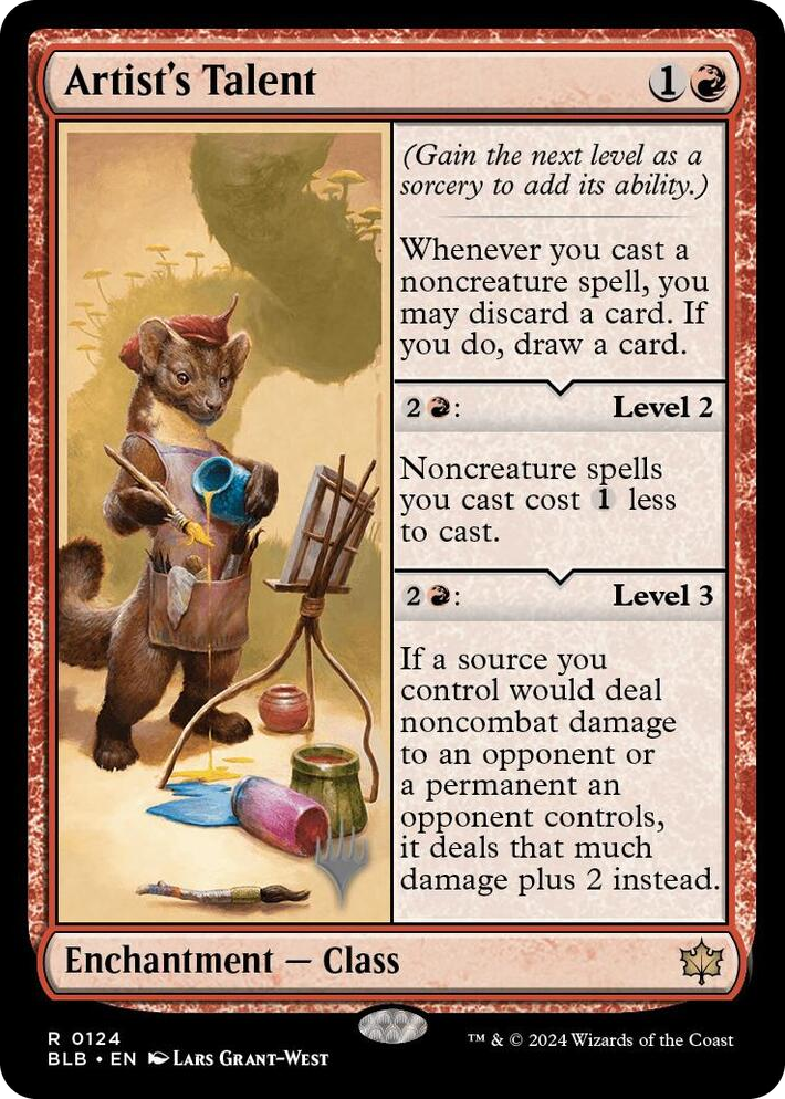 0124 Artist's Talent R Promo Pack: Bloomburrow