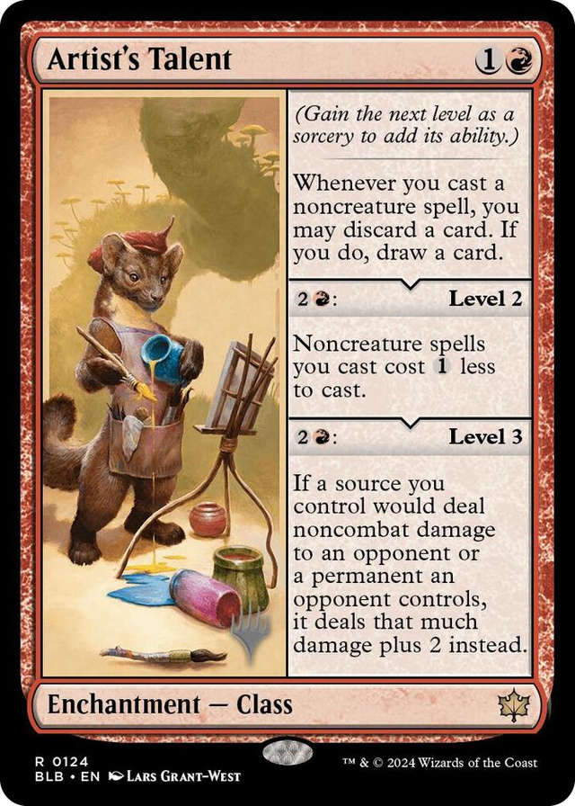 0124 Artist's Talent R Promo Pack: Bloomburrow
