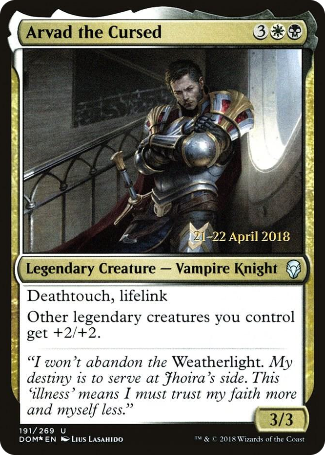 0191 Arvad the Cursed U Prerelease Cards