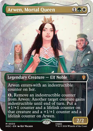 0030 Arwen, Mortal Queen (Borderless) M The Hobbit: Eternal-Legal