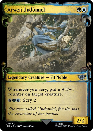 0645 Arwen Undomiel (Showcase Scrolls) U Universes Beyond: The Lord of the Rings: Tales of Middle-earth