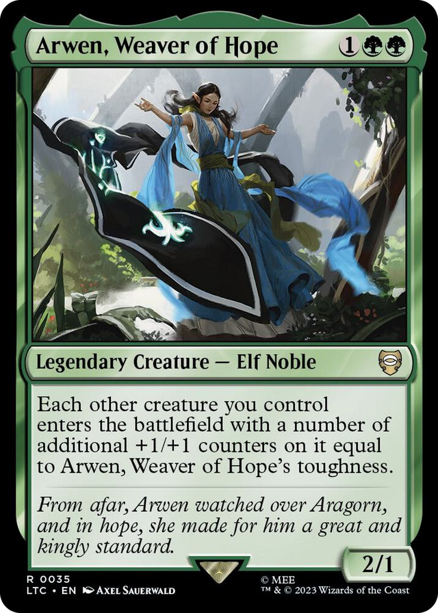 0035 Arwen, Weaver of Hope R Commander: The Lord of the Rings: Tales of Middle-earth