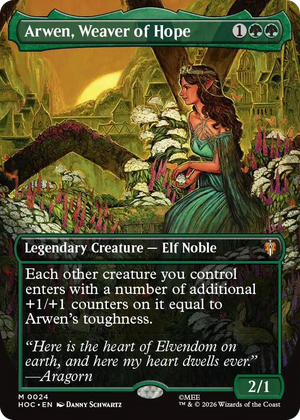 0024 Arwen, Weaver of Hope (Borderless) M The Hobbit: Eternal-Legal