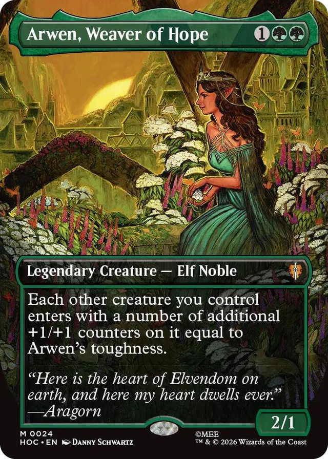 0024 Arwen, Weaver of Hope (Borderless) M The Hobbit: Eternal-Legal