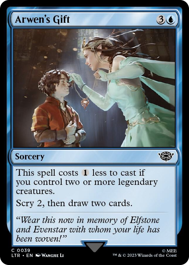 Arwen's Gift #39 C - Universes Beyond: The Lord of the Rings: Tales of Middle-earth Pokemon card