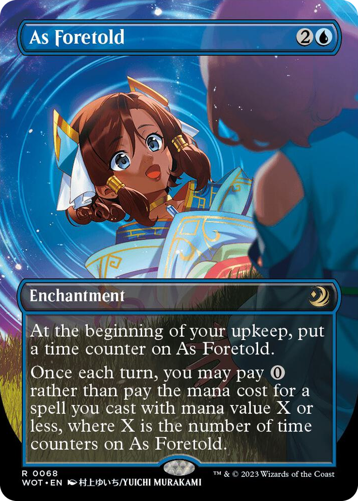 0068 As Foretold (Anime Borderless) R Wilds of Eldraine: Enchanting Tales