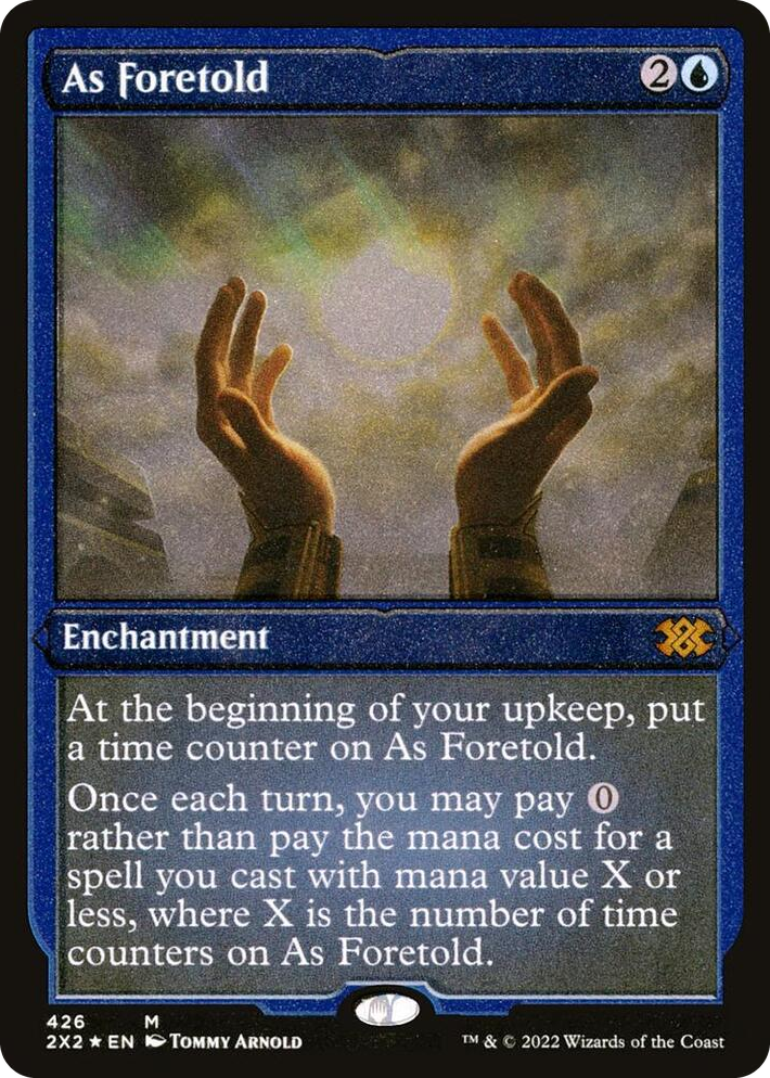 0426 As Foretold (Foil Etched) M Double Masters 2022