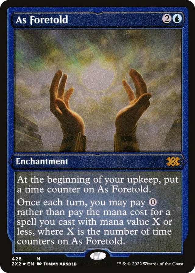 0426 As Foretold (Foil Etched) M Double Masters 2022