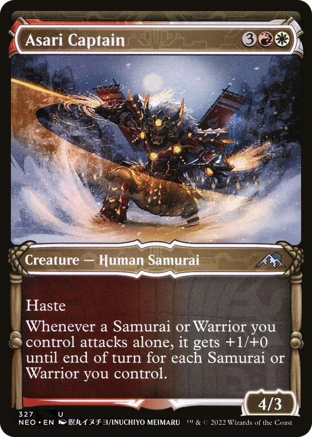 0327 Asari Captain (Showcase) U Kamigawa: Neon Dynasty