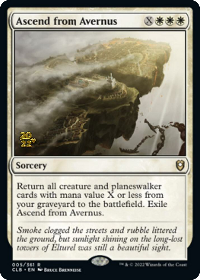 0005 Ascend from Avernus R Prerelease Cards