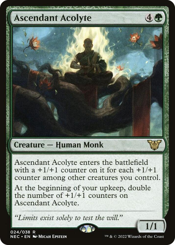 0024 Ascendant Acolyte R Commander: Kamigawa: Neon Dynasty