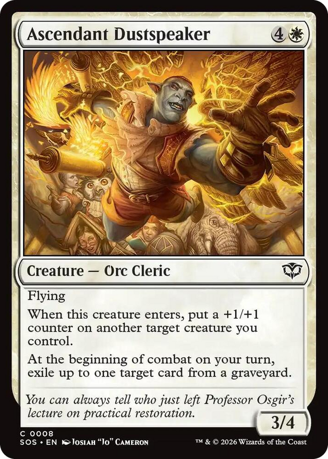 0008 Ascendant Dustspeaker C Secrets of Strixhaven
