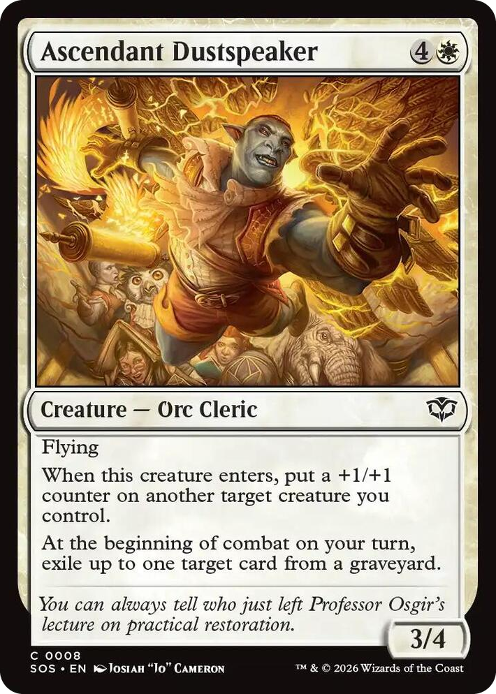 0008 Ascendant Dustspeaker C Secrets of Strixhaven