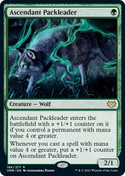 0186 Ascendant Packleader R Innistrad: Crimson Vow