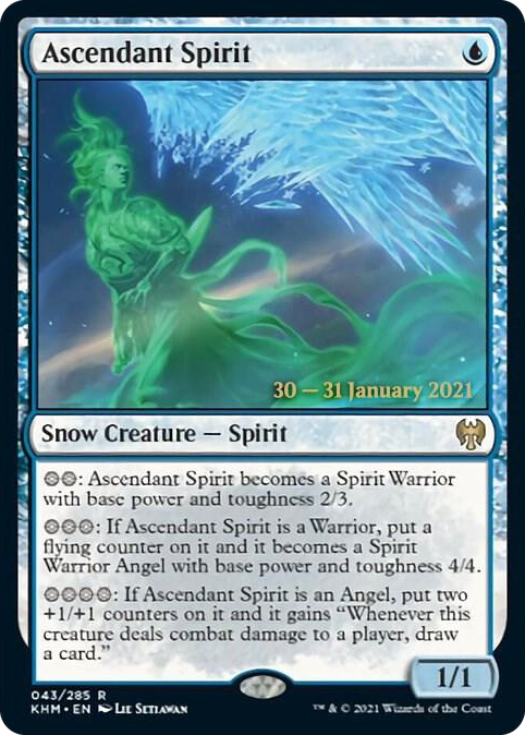 0043 Ascendant Spirit R Prerelease Cards