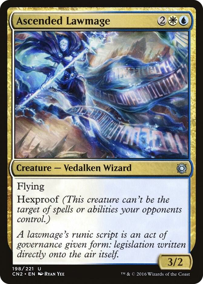 Ascended Lawmage #198 U - Conspiracy: Take the Crown Pokemon card