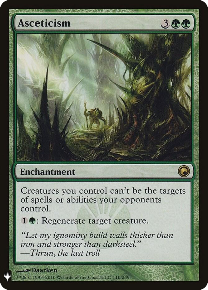 Asceticism #110 R - The List Reprints Pokemon card