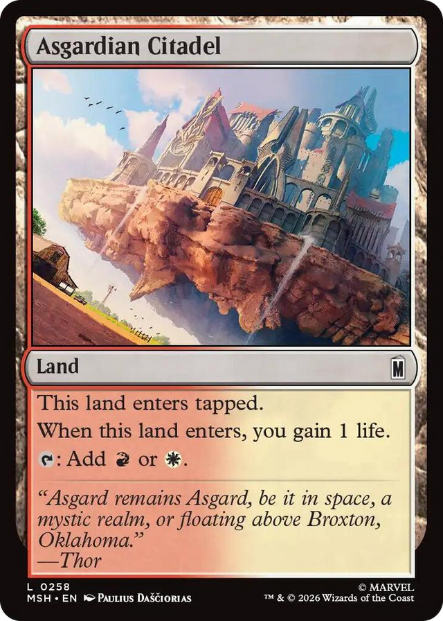 0258 Asgardian Citadel L Marvel Super Heroes