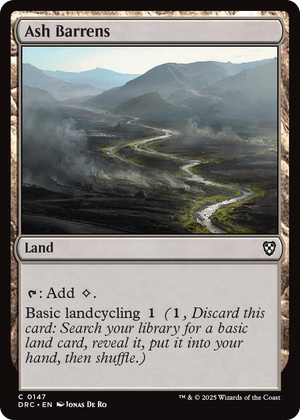 0147 Ash Barrens C Commander: Aetherdrift
