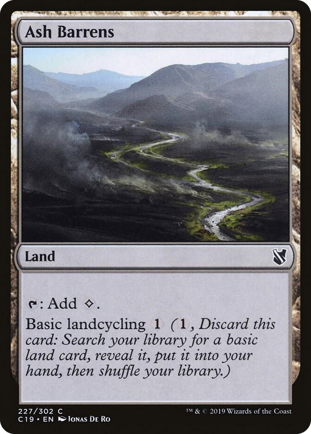 0227 Ash Barrens C Commander 2019