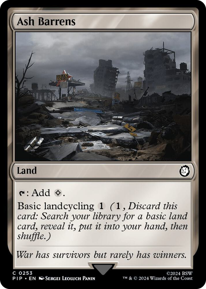 0253 Ash Barrens C Universes Beyond: Fallout